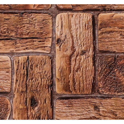 FLEXWALL PVC falburkolat Old Wood öreg fa barna 96x48 cm