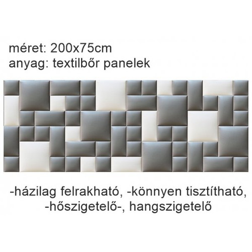 Műbőr falvédő-86 V-6 faldekoráció, Kerma falpanelekből (200x75 cm) Műbőr falvédő-86 V-6 faldekoráció, Kerma falpanelekből (200x75 cm)