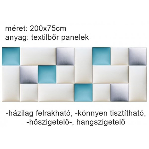 Műbőr falvédő-99 V-19 faldekoráció (200x75 cm)