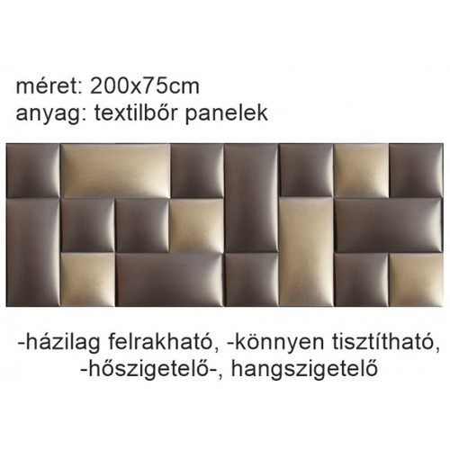 Debrecen Műbőr falvédő-102 V-22 design falvédő faldekoráció (200x75 cm) Debrecen Műbőr falvédő-102 V-22 design falvédő faldekoráció (200x75 cm)