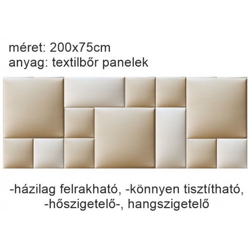 Műbőr falvédő-155 P-15 ideális faldekoráció (200x75 cm), beige, világos drapp színű, egyedi méretben is Műbőr falvédő-155 P-15 ideális faldekoráció (200x75 cm), beige, világos drapp színű, egyedi méretben is