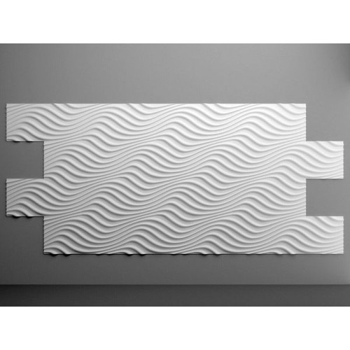 Falburkolat - Marbet hullámos fehér festhető polisztirol PD-3 falpanel (96x48cm) Falburkolat - Marbet hullámos fehér festhető polisztirol PD-3 falpanel (96x48cm)