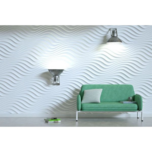 Falburkolat - Marbet hullámos fehér festhető polisztirol PD-3 falpanel (96x48cm) Falburkolat - Marbet hullámos fehér festhető polisztirol PD-3 falpanel (96x48cm)