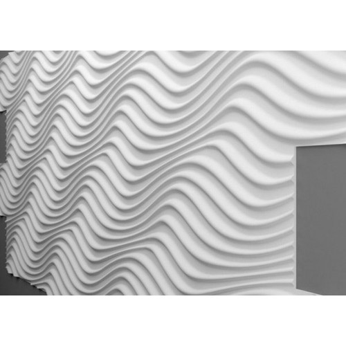 Falburkolat - Marbet hullámos fehér festhető polisztirol PD-3 falpanel (96x48cm) Falburkolat - Marbet hullámos fehér festhető polisztirol PD-3 falpanel (96x48cm)