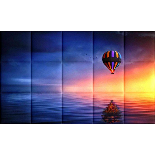 Hőlégballon KERMA-67 nyomtatott műbőr falikép
