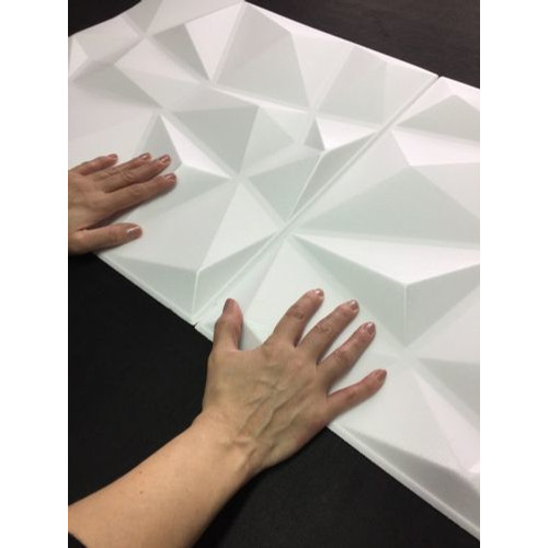 12 m2 Polistar Diament fehér polisztirol 50x50 cm falburkolat csomagajánlat