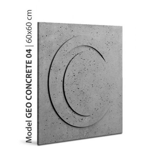 Loft GEO concrete 04 beton modern 3d falpanel
