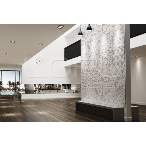 Loft Floral 08 design virágmintás beton falipanel burkoló
