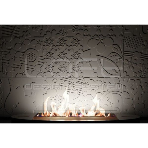 Loft Floral 18 design virágmintás beton falpanel Loft Floral 18 design virágmintás beton falpanel