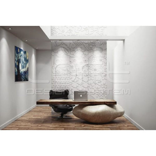 Loft Floral 18 design virágmintás beton falpanel Loft Floral 18 design virágmintás beton falpanel