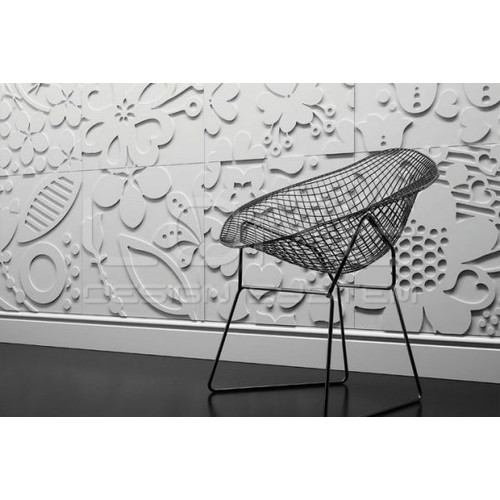 Loft Floral 19 design virágmintás beton falpanel Loft Floral 19 design virágmintás beton falpanel