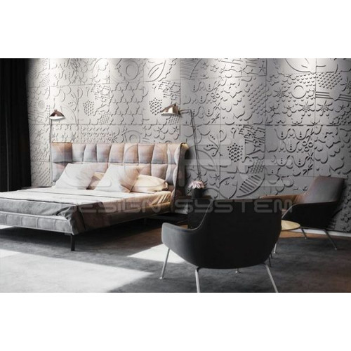 Loft Floral 20 design virágmintás beton falpanel Loft Floral 20 design virágmintás beton falpanel