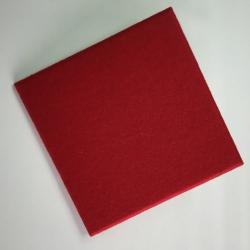 KERMA filc panel piros-211 12,5x12,5cm, gyapjú filc, nemez falburkolat KERMA filc panel piros-211 12,5x12,5cm, gyapjú filc, nemez falburkolat