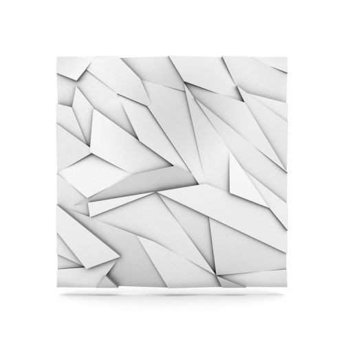 MYWALL SZAFIR fehér polisztirol modern mintás 3d falpanel, beltéri polisztirol falburkoló panel (60x60cm)