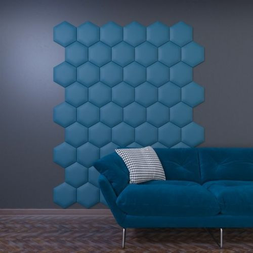 KERMA Hexagon világos barna színű hatszög falpanel Space 343