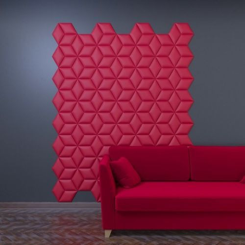 KERMA Rombusz falpanel, design műbőr kárpitozott, burkolat, több színben