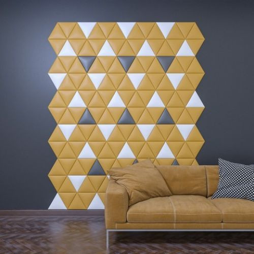 KERMA Triangle-1 türkiz kék színű falpanel Inka 820