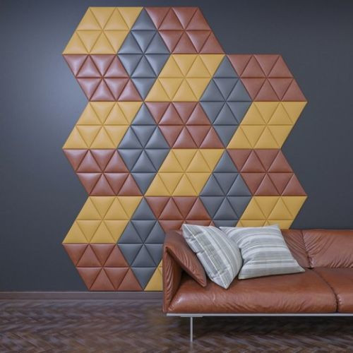 KERMA Triangle-1 türkiz kék színű falpanel Inka 820