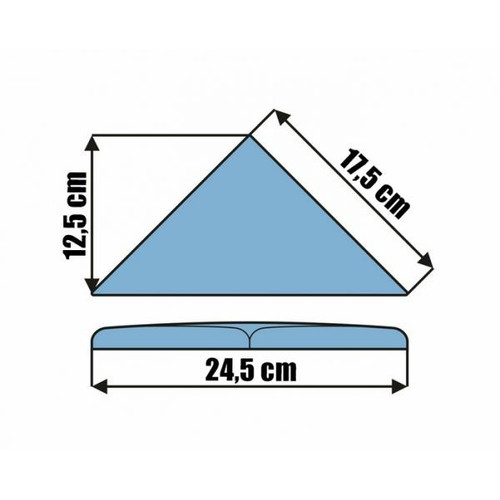 KERMA Triangle-3 fekete színű háromszög panel Luna 20036 KERMA Triangle-3 fekete színű háromszög panel Luna 20036