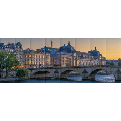 Város Párizs francia fotó nyomtatott műbőr falvédő, ágy mellé (200x75 cm) Város Párizs francia fotó nyomtatott műbőr falvédő, ágy mellé (200x75 cm)