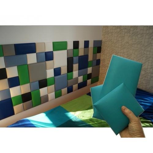 Műbőr falvédő-182 kerma falpanel faldekoráció (200x75 cm)