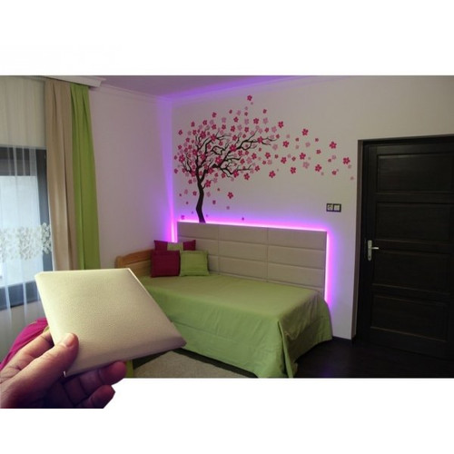 Műbőr falvédő-187 falipanel faldekoráció (200x75 cm)