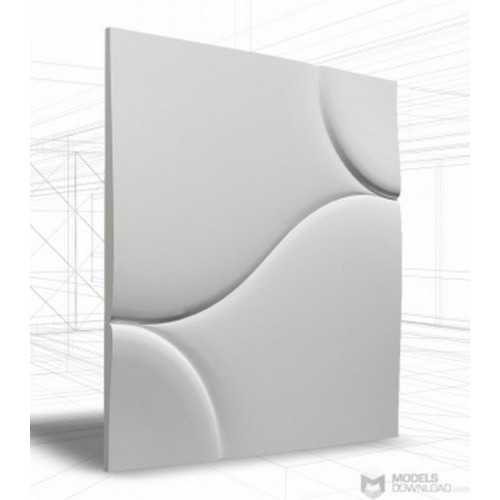 Loft-3D Dekor-20 beltéri festhető gipsz 3d dekor falpanel fehér Loft-3D Dekor-20 beltéri festhető gipsz 3d dekor falpanel fehér