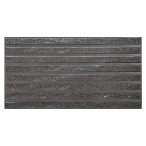 FLEXWALL PVC falpanel Black Granit fekete gránit lamella 97x50 cm, dekorpanel