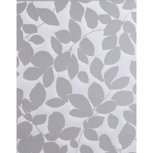10335 - Leaf 3D szirom sztatikus ablakfólia, ablakra, üvegre 45 cm x 15 m