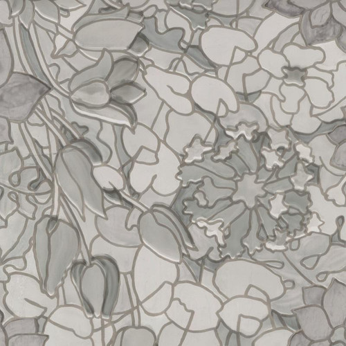 13578 - Tulips grey 3D szürke tulipános sztatikus ablakfólia 45 cm x 1,5 m 13578 - Tulips grey 3D szürke tulipános sztatikus ablakfólia 45 cm x 1,5 m