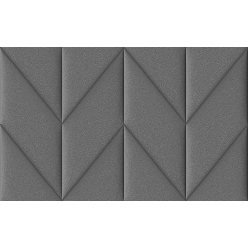 Kerma műbőr/textil panelekből kialakított modern ágyvég 160x100 cm ezüst színű Rocks Silver Kerma műbőr/textil panelekből kialakított modern ágyvég 160x100 cm ezüst színű Rocks Silver