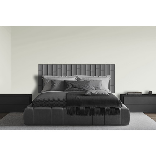 Kerma műbőr/textil panelekből kialakított modern hálószoba ágyvég 200x75 cm, több színben Kerma műbőr/textil panelekből kialakított modern hálószoba ágyvég 200x75 cm, több színben