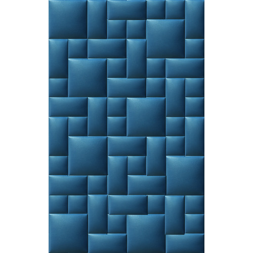 Előszobafal-1 Kerma műbőr 3d design dekor sötétkék színű falpanelekből Előszobafal-1 Kerma műbőr 3d design dekor sötétkék színű falpanelekből