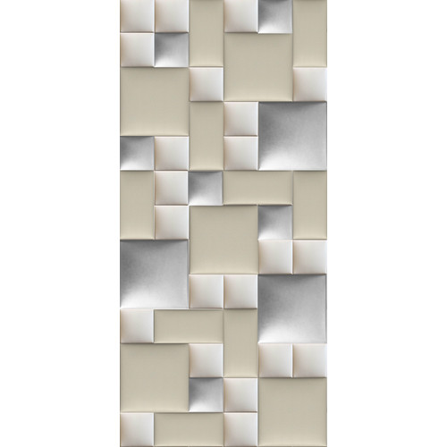 Előszobafal-37 házilag felrakható beige, fehér színű textilbőr dekor falpanelekből Előszobafal-37 házilag felrakható beige, fehér színű textilbőr dekor falpanelekből