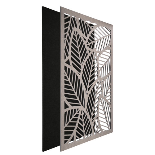DehalQ akusztikus 60x90 cm mintázat-4 falpanel fekete filc alappal szürkés textil hatású előlappal DehalQ akusztikus 60x90 cm mintázat-4 falpanel fekete filc alappal szürkés textil hatású előlappal
