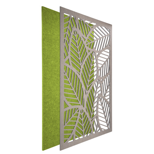 DehalQ akusztikus 60x90 cm mintázat-4 falpanel sötét zöld alappal szürkés textil hatású előlappal DehalQ akusztikus 60x90 cm mintázat-4 falpanel sötét zöld alappal szürkés textil hatású előlappal