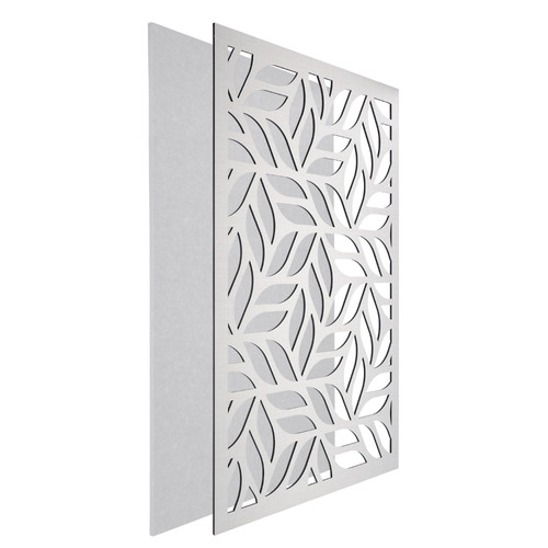 DehalQ akusztikus 60x90 cm mintázat-3 falpanel fehér alappal világos textil hatású előlappal