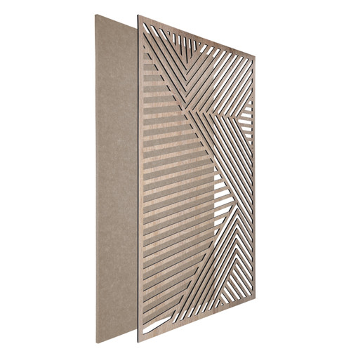 DehalQ akusztikus 60x90 cm mintázat-2 falpanel barna alappal fahatású előlappal DehalQ akusztikus 60x90 cm mintázat-2 falpanel barna alappal fahatású előlappal