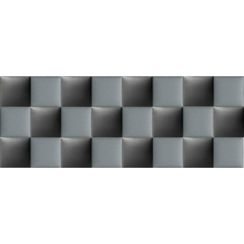 KERMA Extra szürke modern műbőr dekor falvédő-17 200×75 cm
