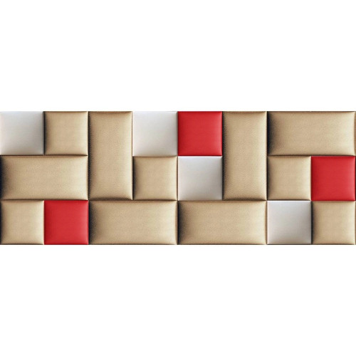 Műbőr falvédő-139 V-59-A ágy faldekoráció (200x75 cm)