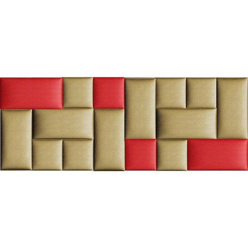 Műbőr falvédő-144 V-64 3 dimenziós faldekoráció (200x75 cm)