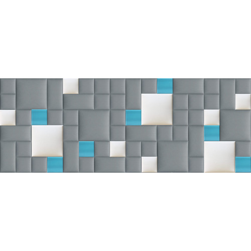 Műbőr falvédő-104 V-24 modern design faldekoráció (200x75 cm)