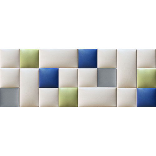 Műbőr falvédő-117 V-37 kárpitozott panel faldekoráció (200x75 cm)