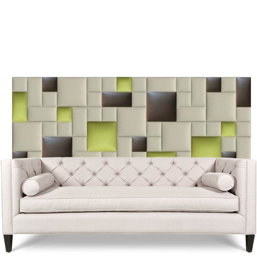 Műbőr falvédő-122 V-42 színes dekorpanel faldekoráció (200x75 cm)