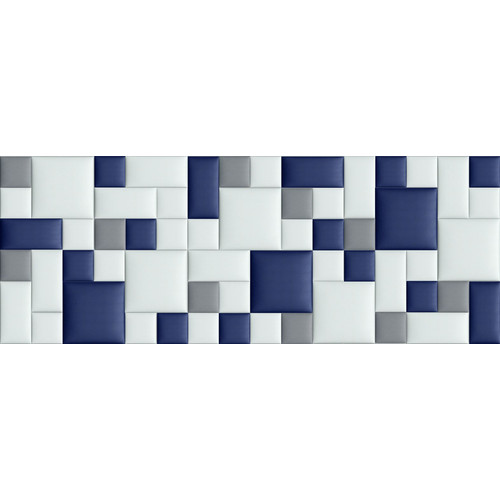 Műbőr falvédő-128 V-48 színes panel faldekoráció (200x75 cm)