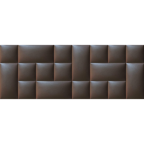 Műbőr falvédő-13 egyszínű panel faldekoráció (200x75 cm) sötétbarna falipanelekből Műbőr falvédő-13 egyszínű panel faldekoráció (200x75 cm) sötétbarna falipanelekből