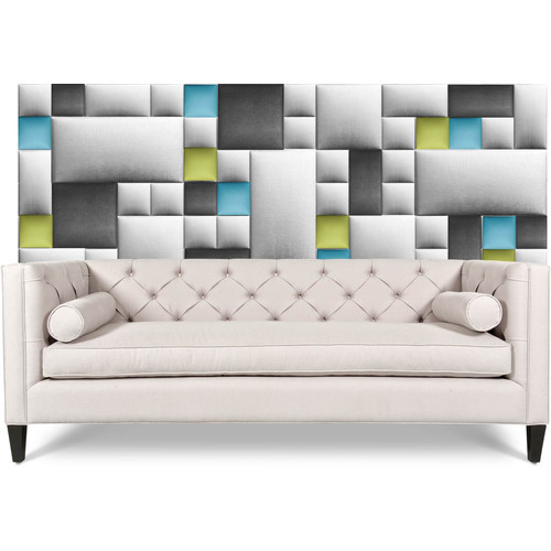 Műbőr falvédő-132 V-52 modern stílusos faldekoráció (200x75 cm)