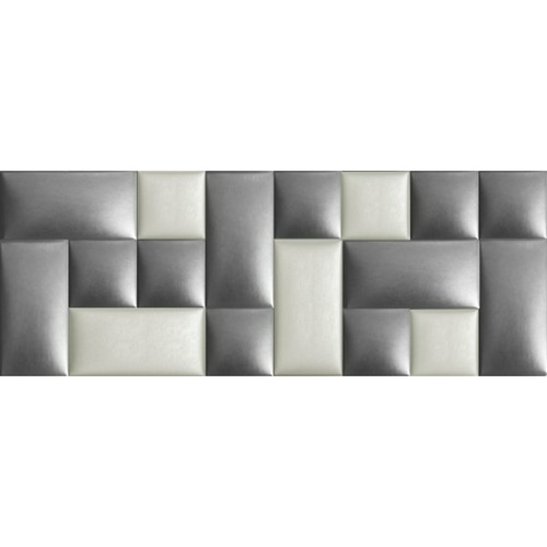 Műbőr falvédő-136 V-56 ágy faldekoráció (200x75 cm) fényes