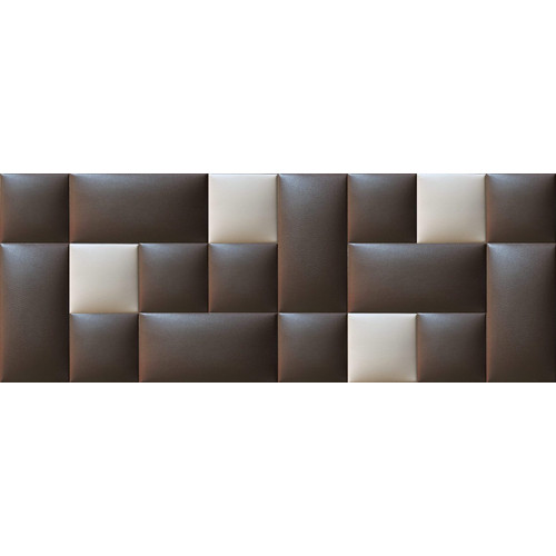 Műbőr falvédő-14 oldalfali panel faldekoráció (200x75 cm) kárpitozott