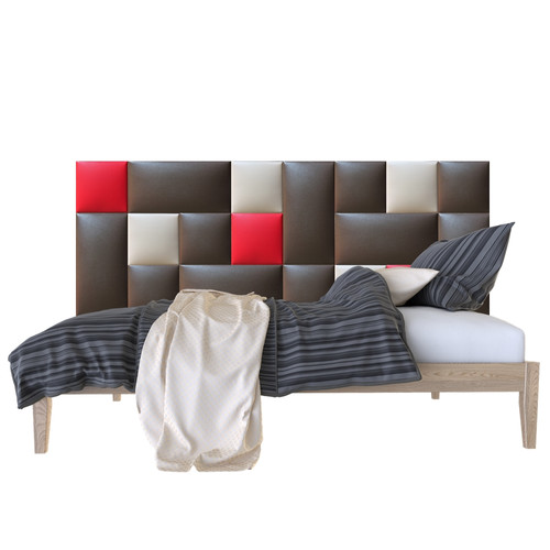 Műbőr falvédő-15 stílusos design faldekoráció (200x75 cm)